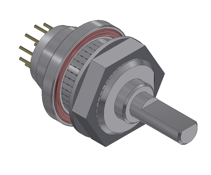 单层旋转开关77SPT36-01-1-10N-F GRAYHILL
